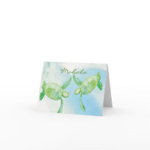 Obrigado dos pares de Honu você cartões