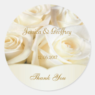 Obrigado elegante do rosa branco você etiqueta do