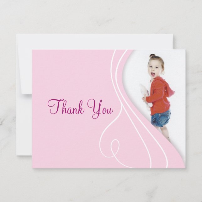 Obrigado elegante você cartões (Frente)