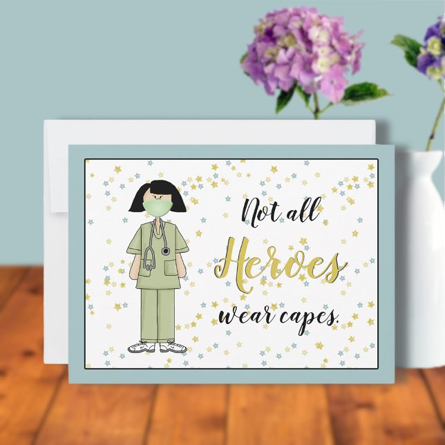 Obrigado Enfermeira Cartão Simples (Criador carregado)