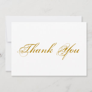 Obrigado - Escreve o cartão de nota elegante de ou