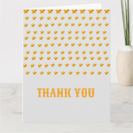 obrigado estrelado Dourado que você dobrou cartões