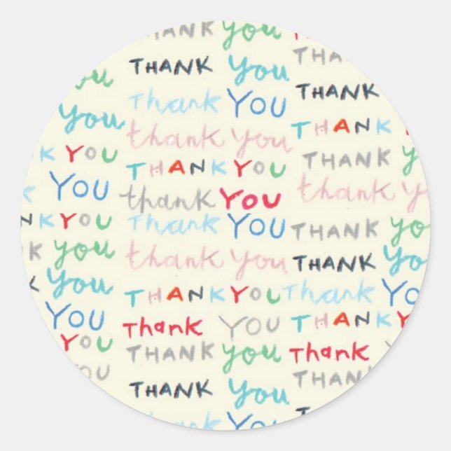 obrigado etiquetas (Frente)