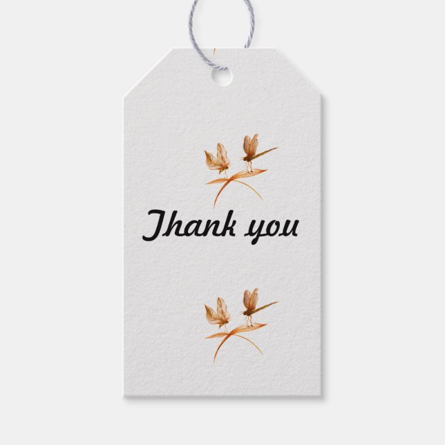 Obrigado, etiquetas de presentes (Frente)