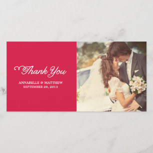 Obrigado extravagante você cartões com fotos