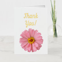 Obrigado! Flor rosa