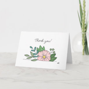 Obrigado Flores Cartão 7