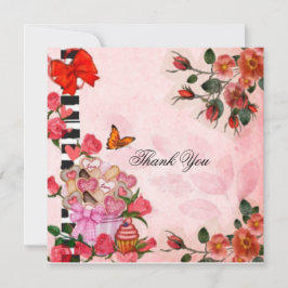 Obrigado flores e bolos