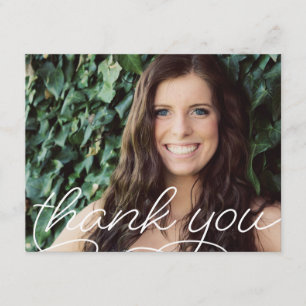 Obrigado graduado da foto do clássico você cartão