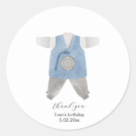 Obrigado Hanbok Coreano, seu adesivo