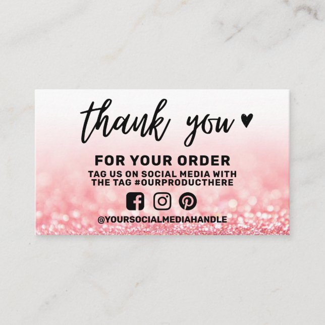 Obrigado Inserção de Mídia Social (Frente)