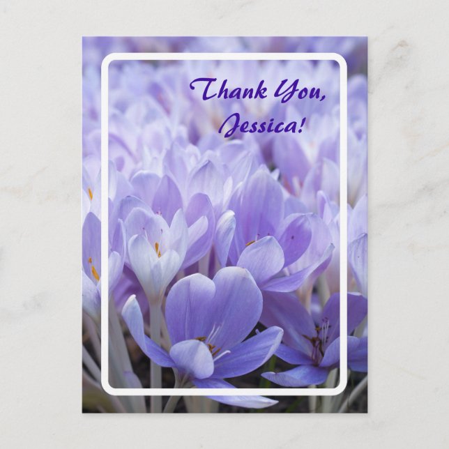 Obrigado, Jessica! Cartão Postal (Frente)