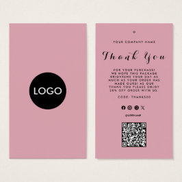 Obrigado Logotipo comercial Etiqueta de bloqueio d