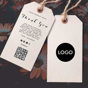 Obrigado Logotipo comercial Etiqueta de bloqueio d