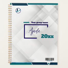 Obrigado & Logotipo & Personalize o planejador com