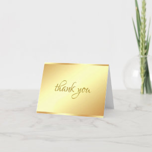 Obrigado Manuscrito Script Elegante Dourada Modelo