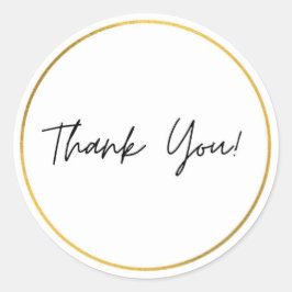 Obrigado minimalista seu adesivo