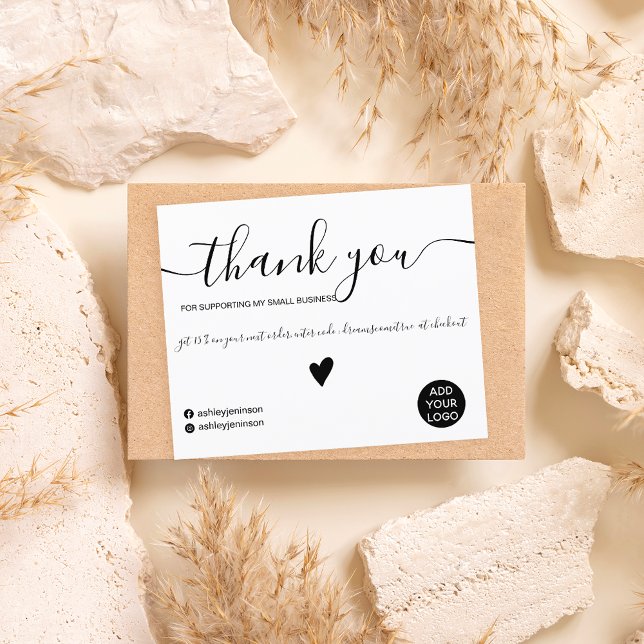 Obrigado mínimo de pedidos preto e branco para o o (Criador carregado)