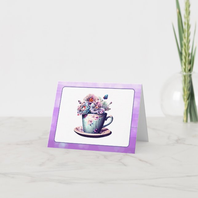 Obrigado Notas | Bonito Vintage Teacup (Frente)