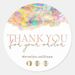 Obrigado Opal design com o seu adesivo