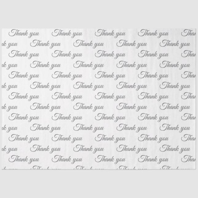 Obrigado Papel embrulhado (Frente )