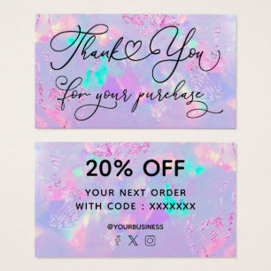 obrigado para a sua compra de opal roxo