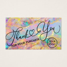 obrigado para sua compra opal colorido