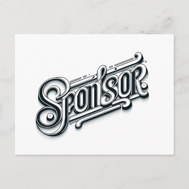 Obrigado Patrocinador NA AA cartão postal 12 passo (Frente)