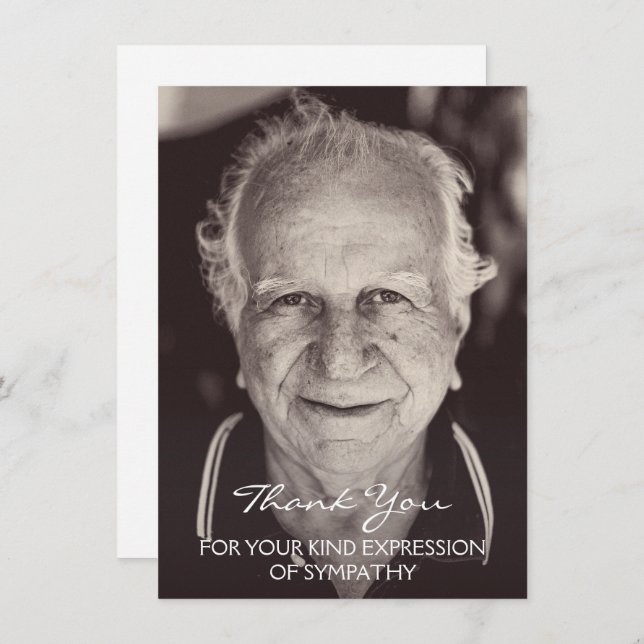 Obrigado Pela Sua Amável Expressão De Simpatia (Frente/Verso)