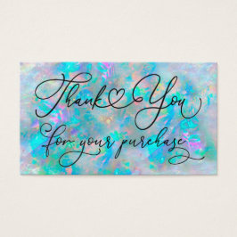 obrigado pela sua compra opala azul