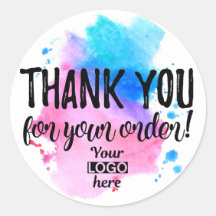 Obrigado pela sua etiqueta de pedido