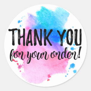 Obrigado pela sua etiqueta de pedido