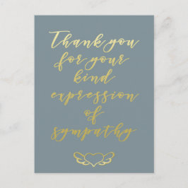Obrigado pela sua simpatia - Cartão postal