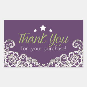 Obrigado pelo adesivo de compra