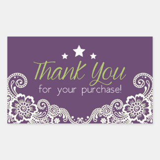 Obrigado pelo adesivo de compra