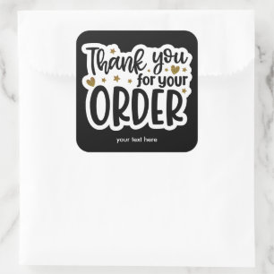 Obrigado pelo adesivo do seu pedido