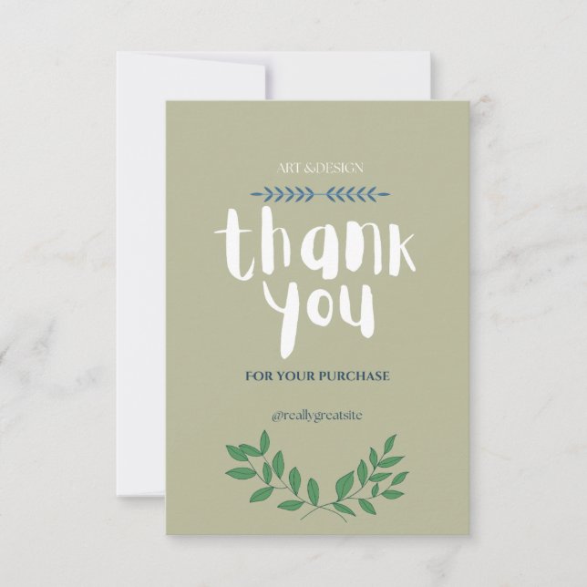 OBRIGADO PELO CARTÃO DE COMPRA (Frente)