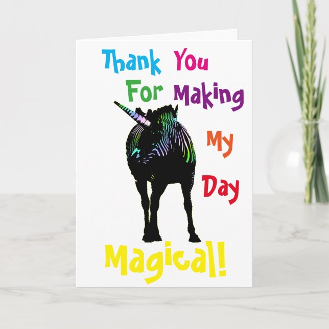 Obrigado Pelo Fazer Meu Cartão Magnético Do Dia (Frente)