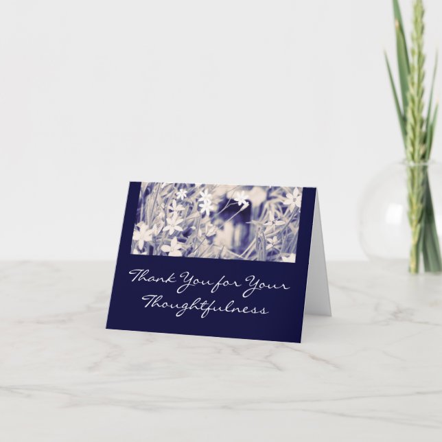 Obrigado pelo seu Cartões de agradecimentos de ate (Frente)