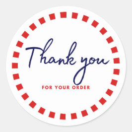 Obrigado pelo seu pedido de etiquetas empresariais