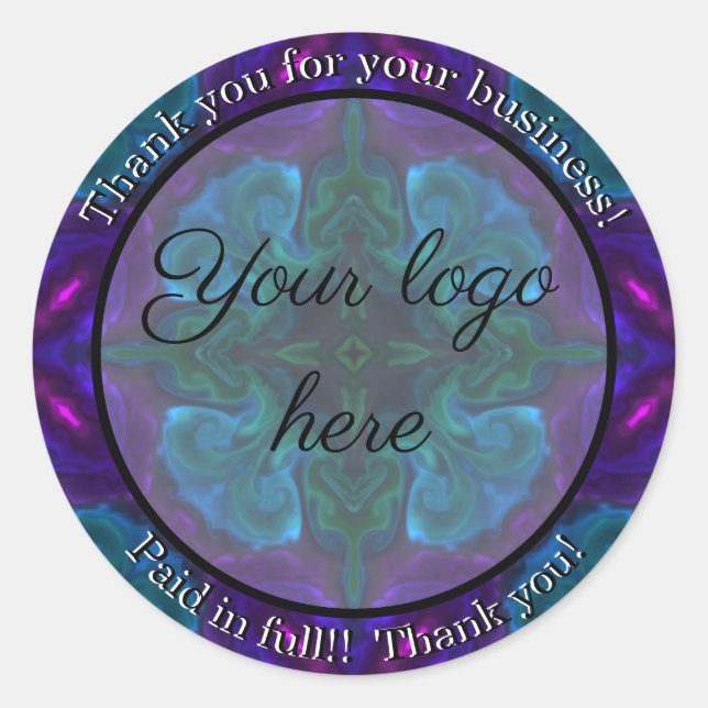 Obrigado pelos adesivos da sua empresa (Frente)