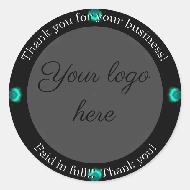 Obrigado pelos adesivos da sua empresa (Frente)