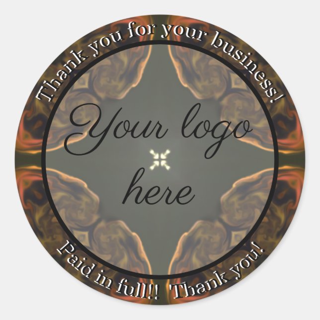 Obrigado pelos adesivos da sua empresa (Frente)