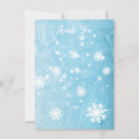Obrigado Placa Plana de Texto Serif Winter Snowfla