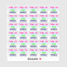 Obrigado por apoiar o meu adesivo para pequenas em