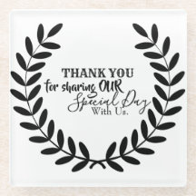 OBRIGADO POR COMPARTILHAR O NOSSO DIA ESPECIAL COM