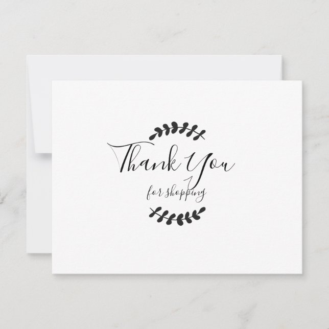 Obrigado Por Comprar O Cartão De Desconto (Frente)