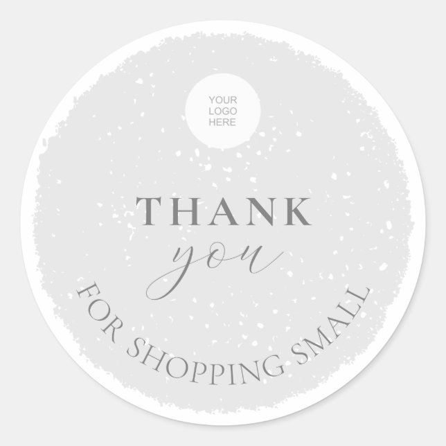 Obrigado Por Comprar Pequeno Com O Adesivo De Logo (Frente)