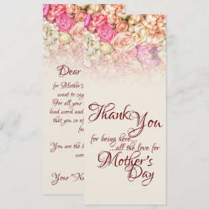 Obrigado por estar aqui - Dia de as mães