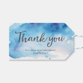 Obrigado por etiquetas | Marcas de favor | Blue Wa